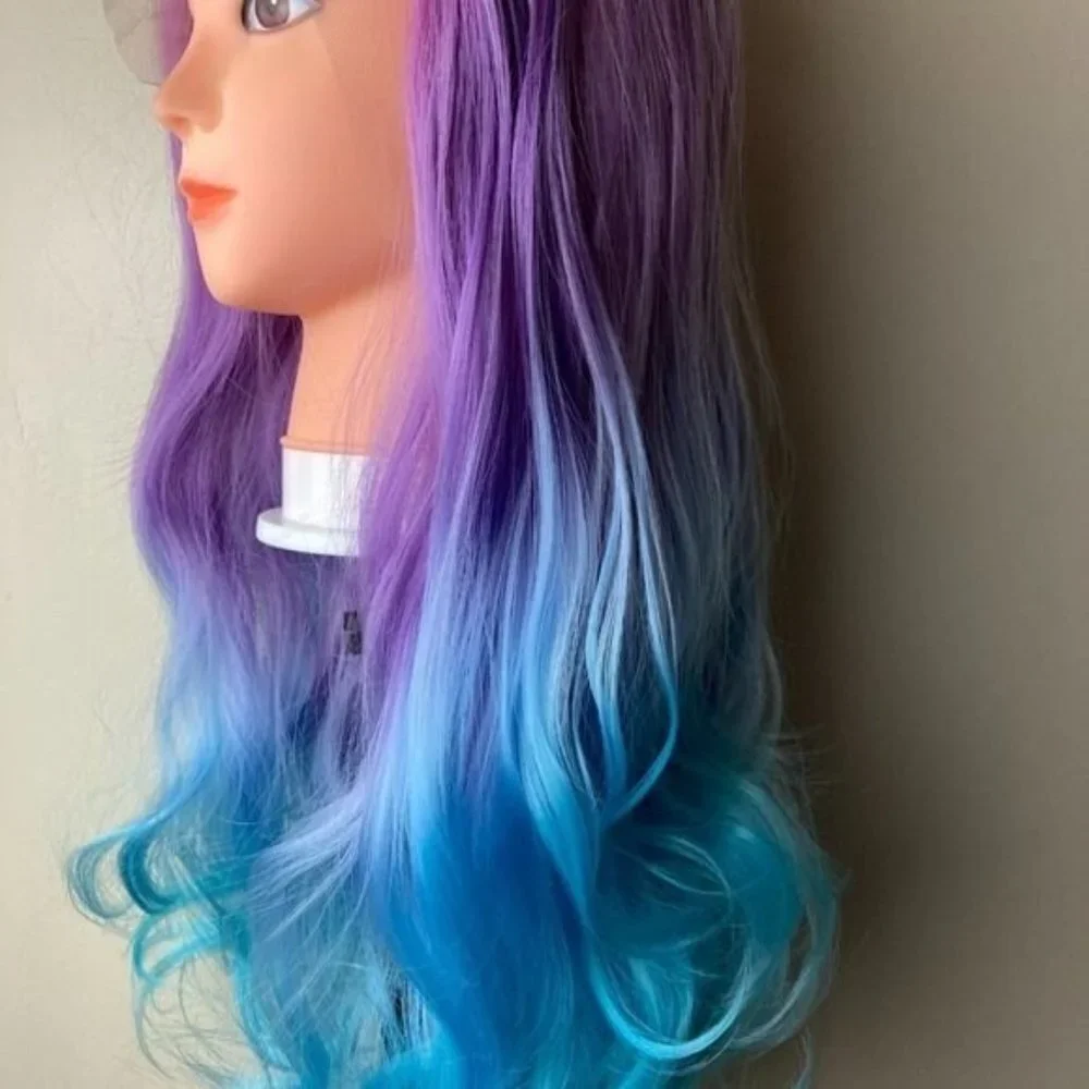 Purple Wigs Blue Wigs Lace Front Wig